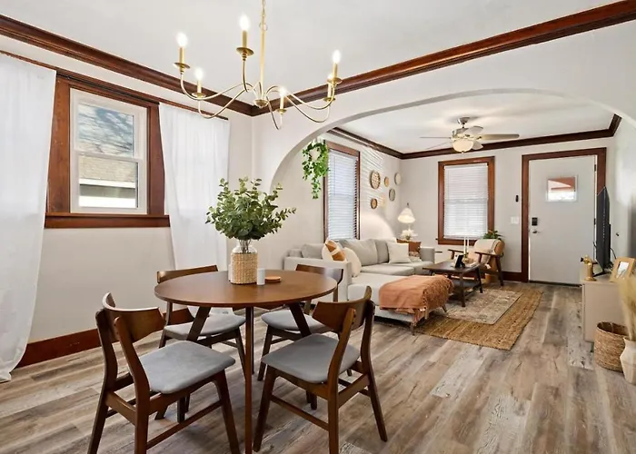 Mid-century Bohemian Escape Casa de férias